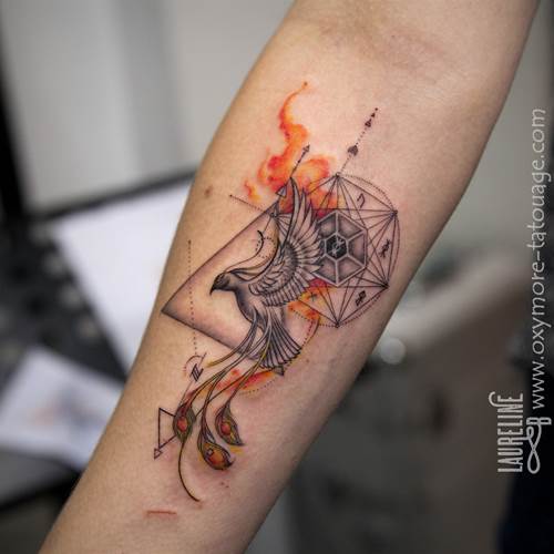 Tatouages Graphiquesaquarelle Laureline B Tattoo 95